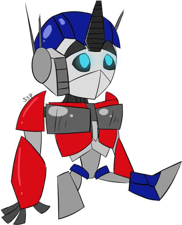 Chibi Optimus Prime By Superslothpants - Optimus Prime Chibi Transformers (955x835)