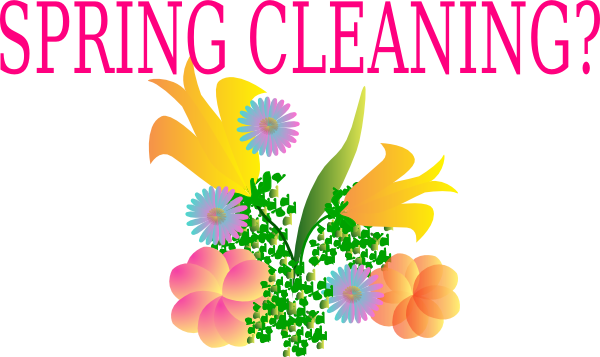 Spring Cleaning Clip Art Spring Cleaning Clip Art At - Free Spring Cleaning Clip Art (600x357)