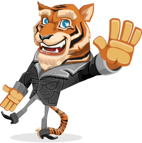 Vice Tiger Vice Tiger - Cartoon (459x464)
