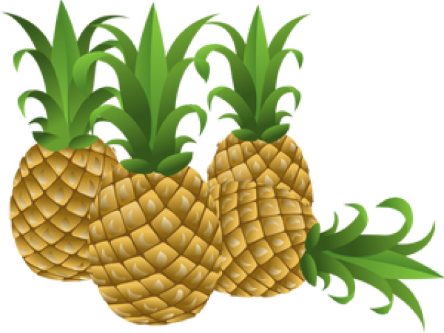 Free Clipart Pineapple - 5'x7'area Rug (640x480)
