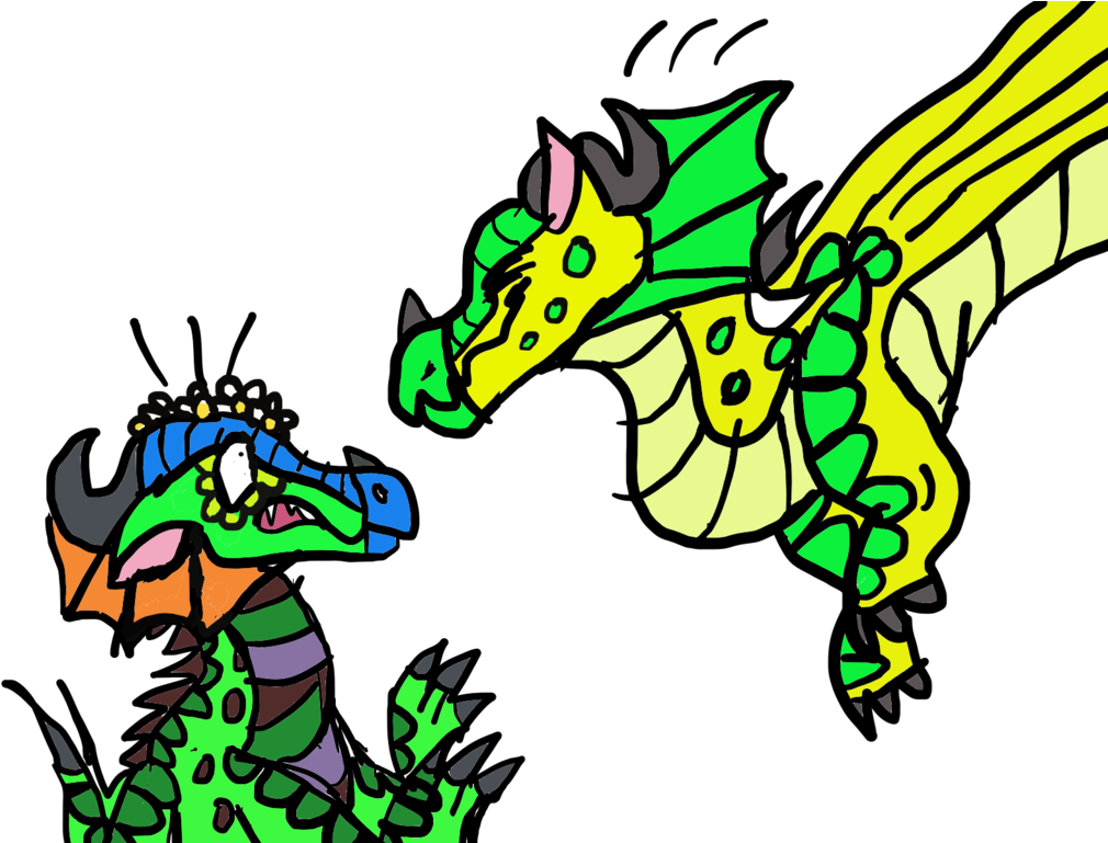 Pineapple 'n Kiwi By Derpypurplepotato - Cartoon (1024x768)