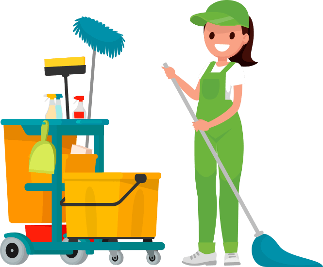 Office Cleaning Clipart For Kids - Office Cleaning Clip Art (665x550)