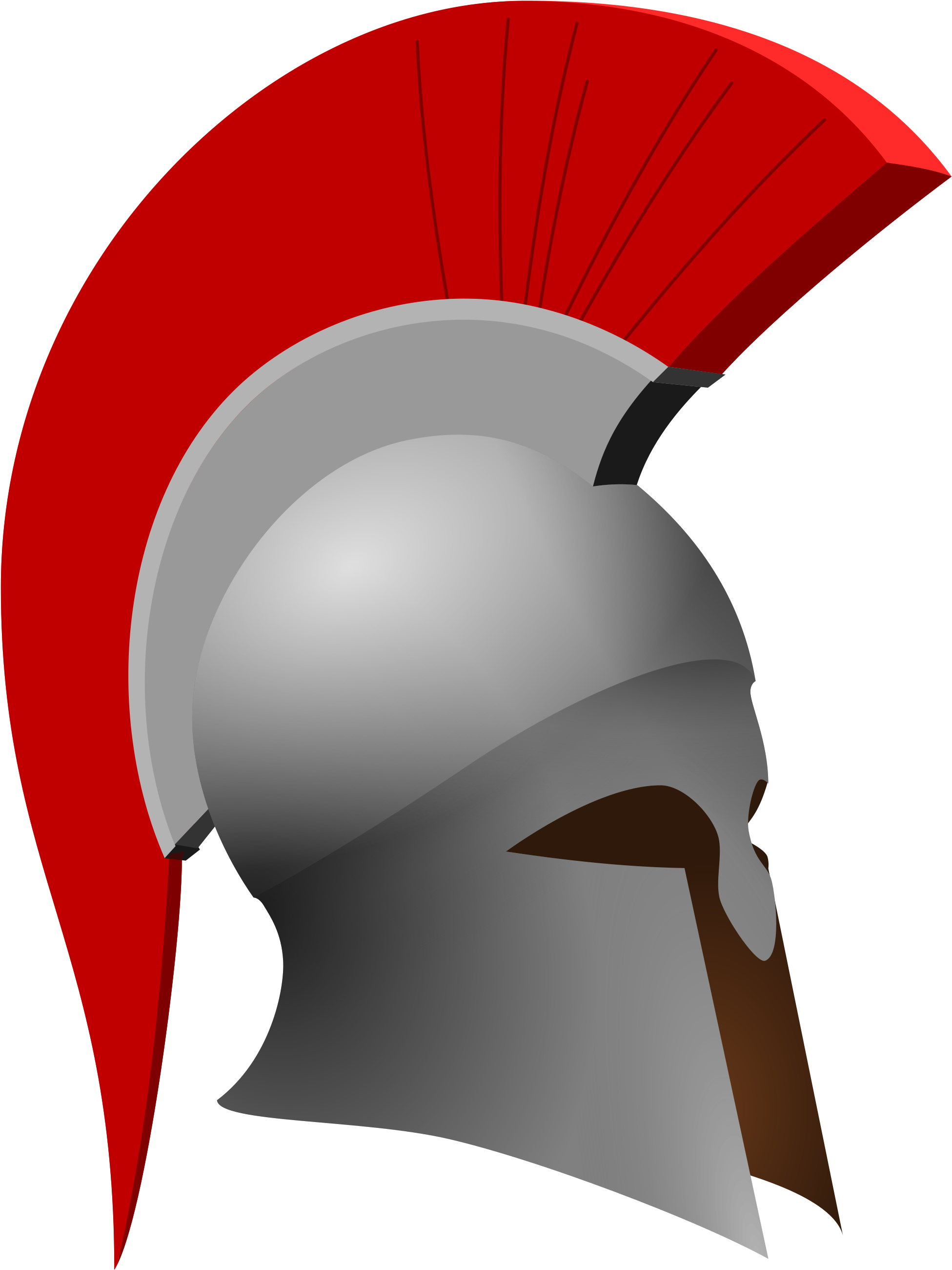 Open - Hoplite Helmet Clipart (2000x2600)