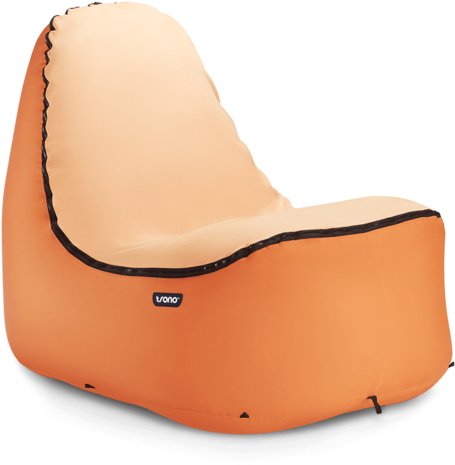 Trono Inflatable Chair Orange (600x600)