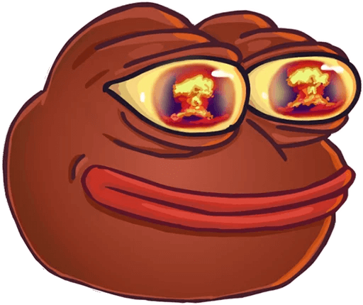 Sad Pepe - Стикеры Пепе (512x430)