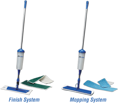 Microfiber Mopping Finishing Systems - Waxie Sanitary Supply (400x377)