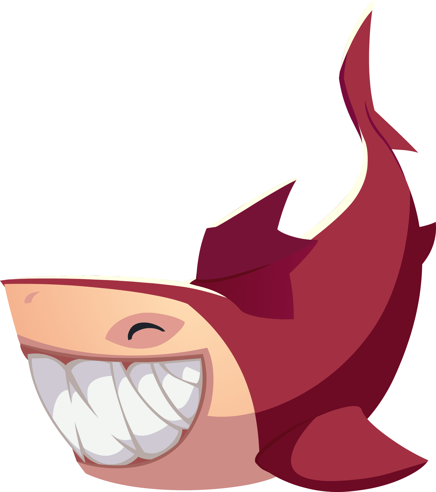 Red Shark Graphic - Red Shark (1786x2018)
