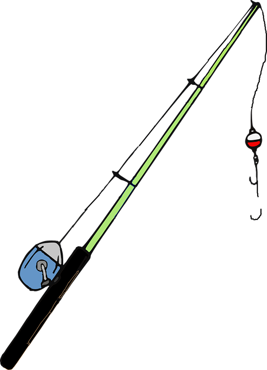 Fishing Pole Clipart (520x720)