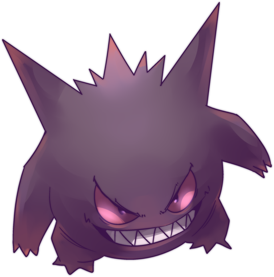 Gengar Commission By Autobottesla - Cartoon (888x899)
