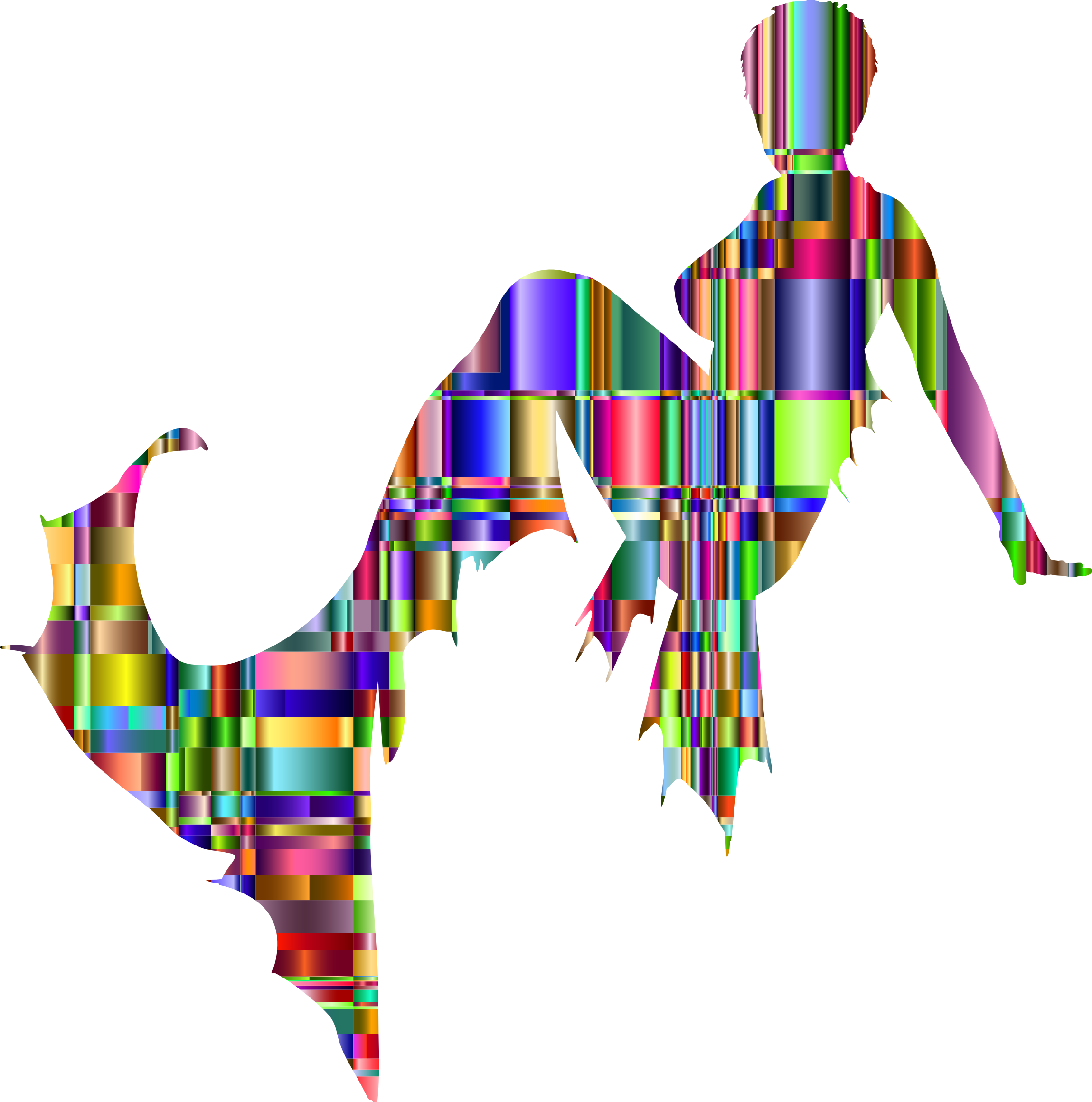 Chromatic Mermaid - Mermaid (2300x2320)