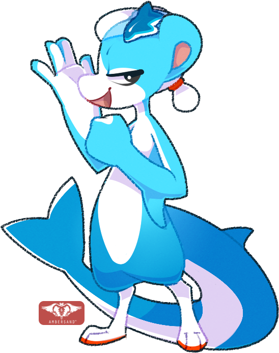 Gummy Shark By Thekingdomofgriffia - Cartoon (561x707)