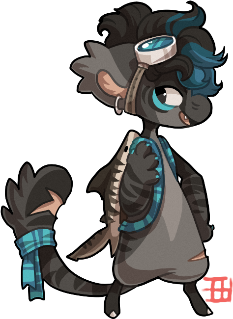 Tiger Shark By Griffsnuff - Tiger Shark (490x664)