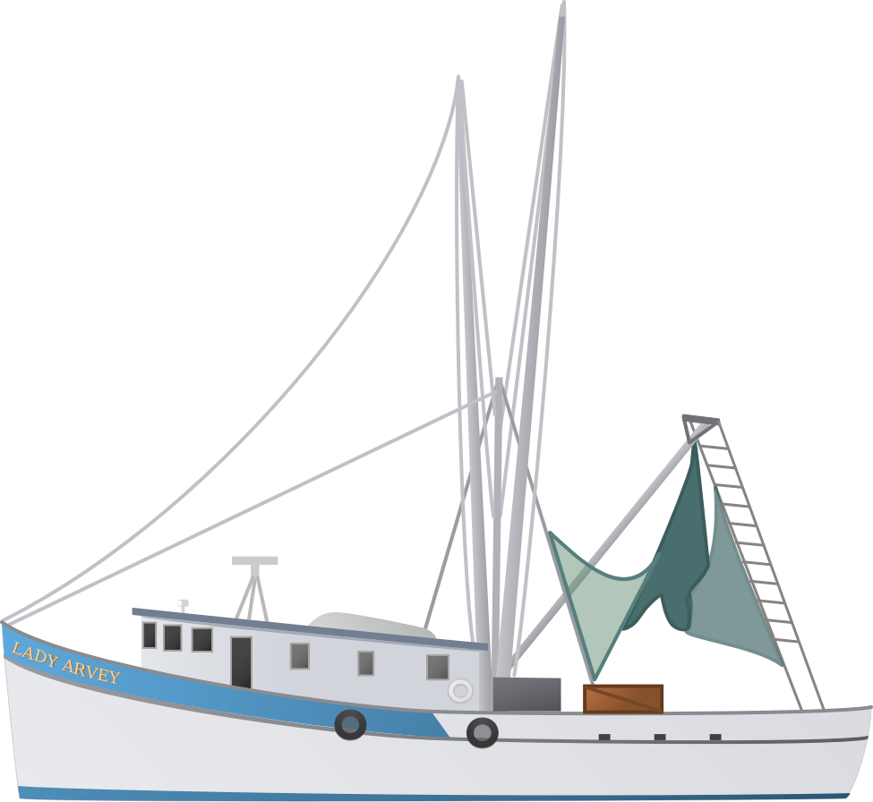 Fishing Boat Clipart Transparent - Fishing Vessel Clip Art (975x896)