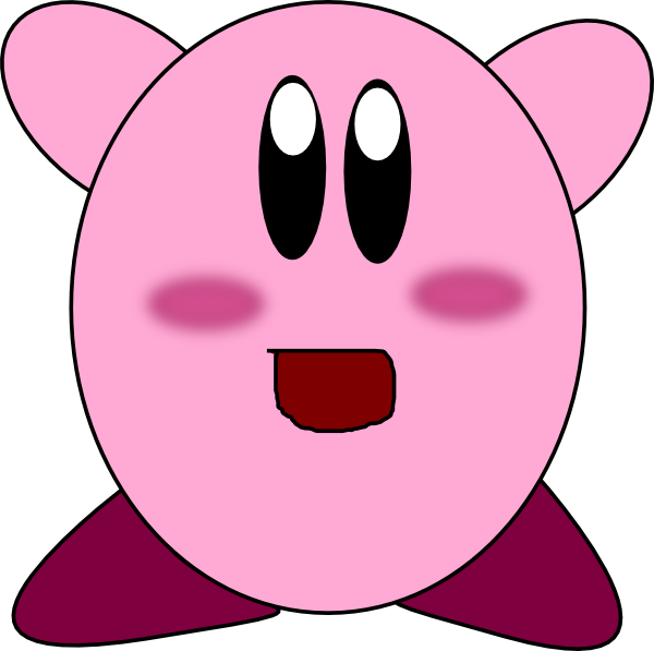 Kirby Clipart (600x597)