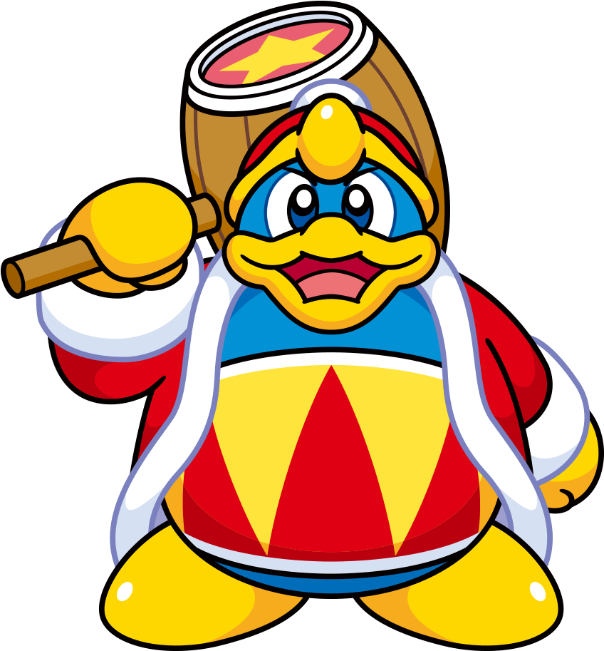 Kirby King Dedede Smiling - King Dee Dee Dee (1004x978)