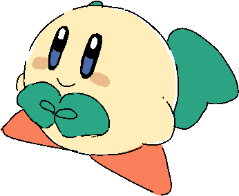 What If Rowlet, But A Kirby - Pokemon Kirby (441x365)