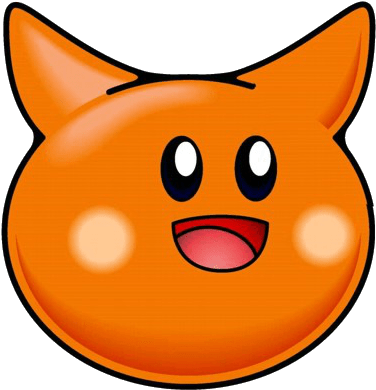 Kirby Scarfy Laughing - Kirby Enemy (400x418)