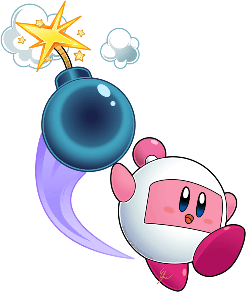 Kirby Abilities Extra - Kirby Bomberman (829x964)