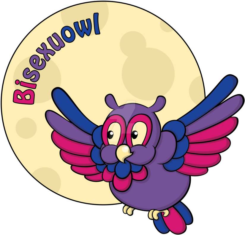 Bisexuowl By Tinybatonapumpkin - Digital Art (894x894)