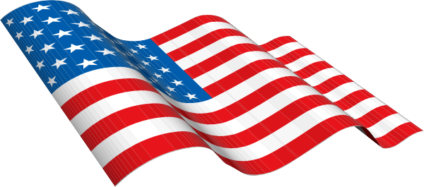 American Flag Clip Art Vector - American Flag Clip Art Gif (600x265)