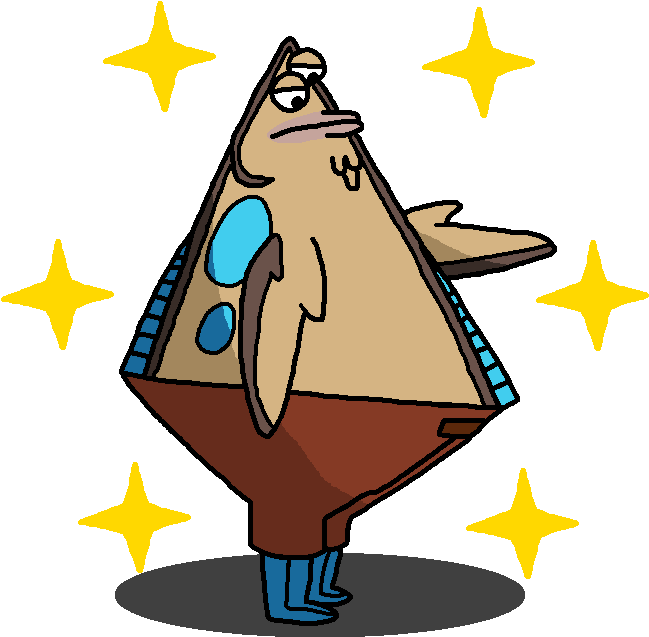 Shiny Stunfisk Flats The Flounder By Shawarmachine - Shiny Stunfisk (700x700)