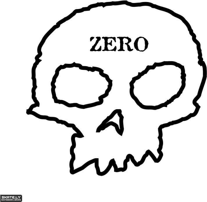 Zero Skateboards Skately Library - Zero Skateboards Skull (800x800)