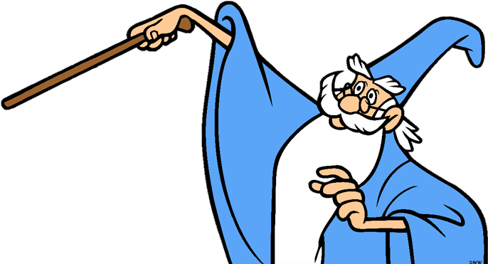 Merlin Clipart Group - Merlin King Arthur Cartoon (700x372)