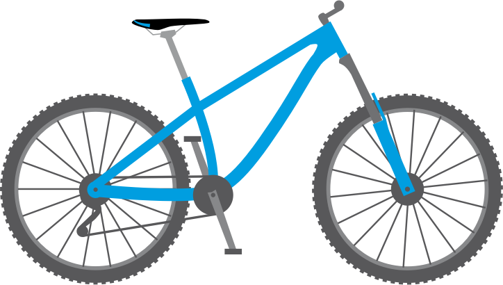 Clipart Blue Bicycle Rh Openclipart Org Blue Fish Clip - Specialized Crosstrail Red (1024x579)