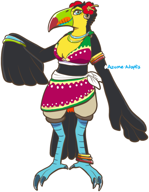 [botw Adopts] Toucan Rito For Xialok By Azume-adopts - Botw Rito (600x774)