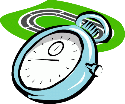 Fancy Clip Art Stop Watch Stopwatch Cartoon Clipart - Math Sprints Clip Art (418x348)