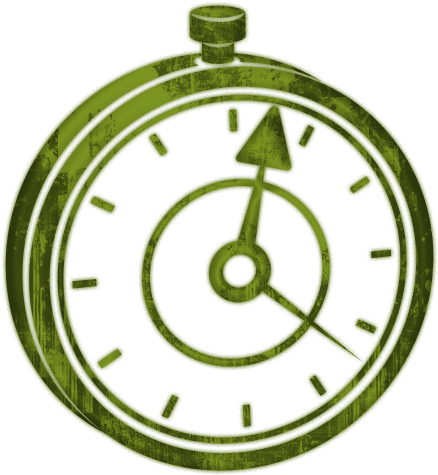 Stop Clock Timer Clip Art - Green Stopwatch Clipart (512x512)