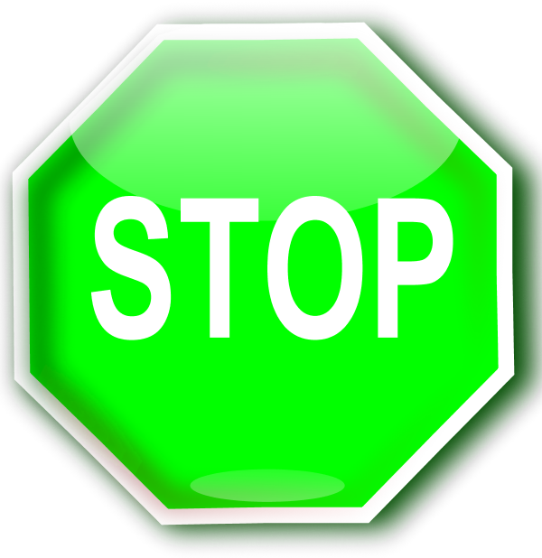 Red Stop Sign - Stop Sign Clip Art (600x618)