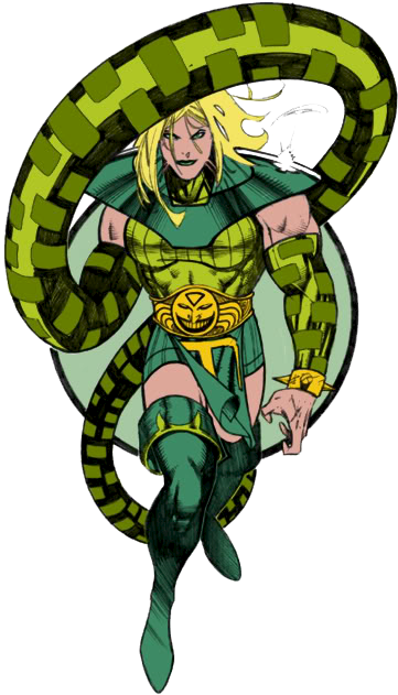 Anaconda Marvel Blanche "blondie" Sitznski - Marvel Comics Anaconda (400x655)
