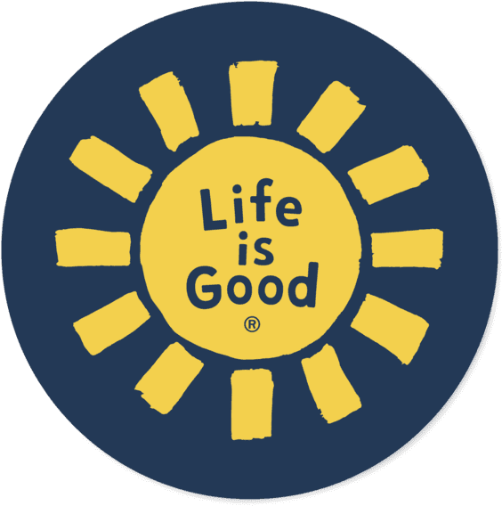 Sun Lig Circle Sticker - Life Is Good Sun Tire Cover (570x570)