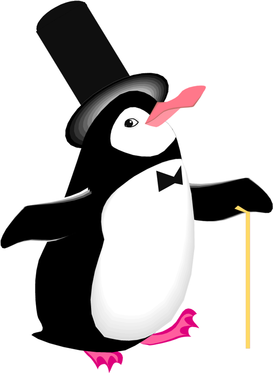 Penguin Clipart Round - Head To Toe Teaching Ideas (558x750)