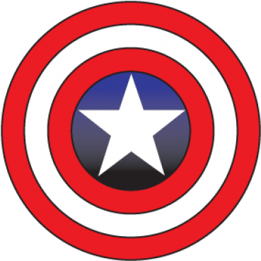 Captain America Logo Vector - Marvel Captain America Logo (518x518)