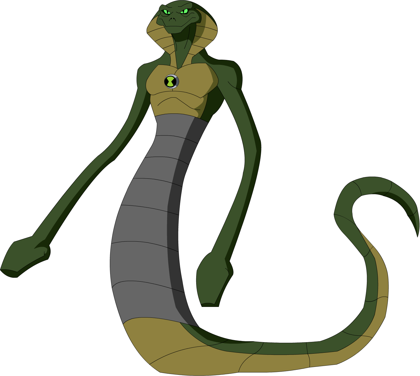 Snakepit - Ben 10 Alien Force Serpent (1430x1279)