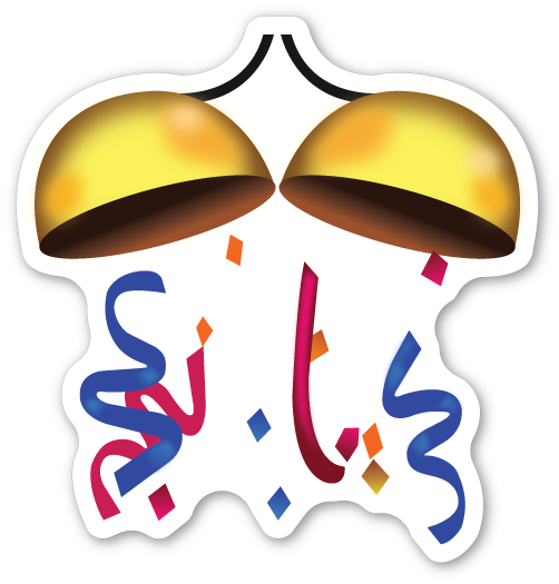 Emojipedia Confetti Sticker Party - Emoji Party Png (502x525)