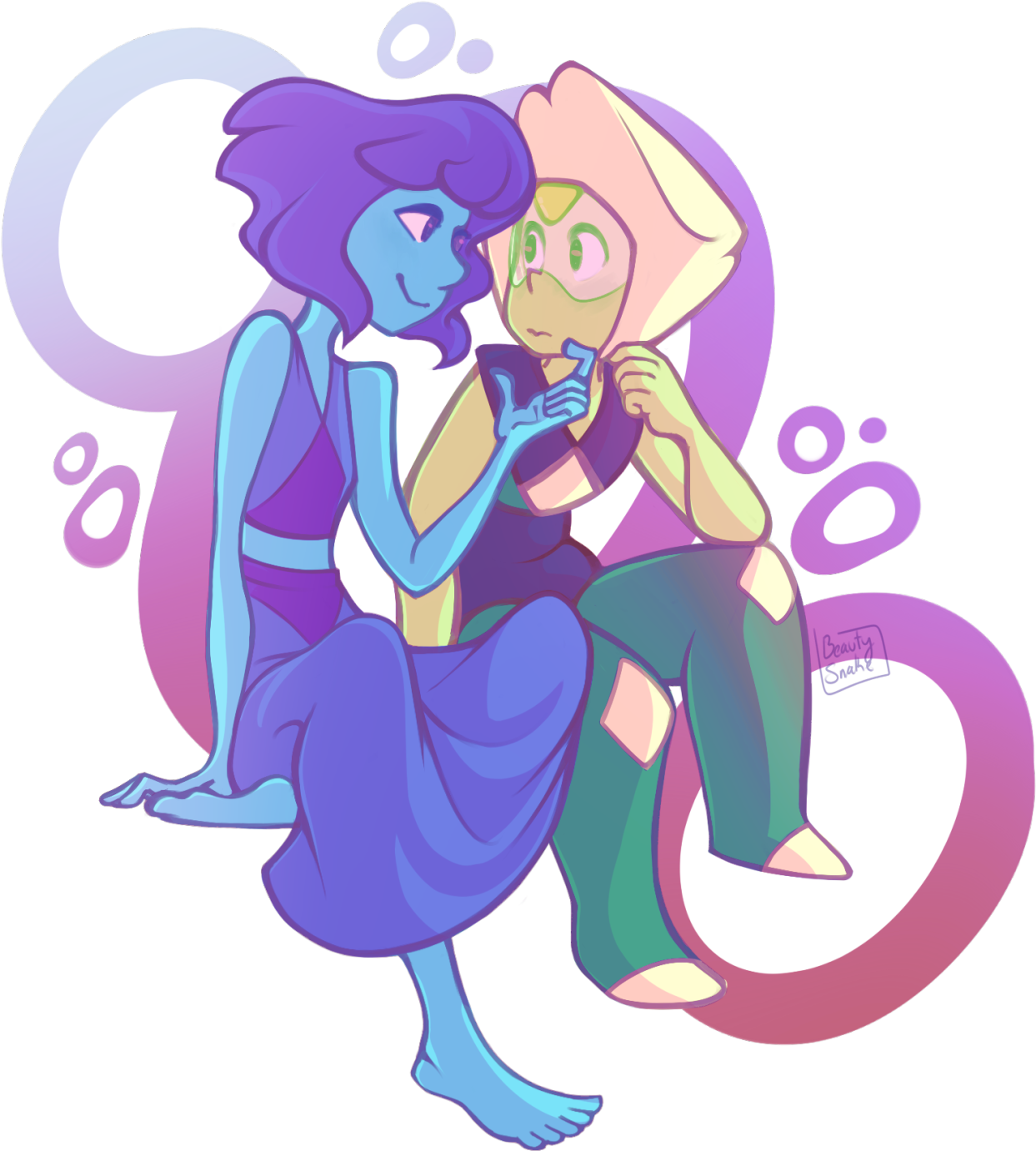 Steven Universe Фэндомы Su Art Lapidot 2759270 - Lapidot De Steven Universe (1280x1444)