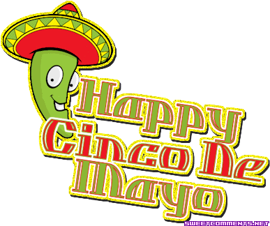 Animated Gif Transparent, Happy, De, Share Or Download - Happy Cinco De Mayo (392x332)
