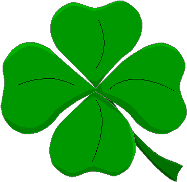 4 Leaf Clover Clipart Clipartfest - 4 Leaf Clover Clipart (368x365)