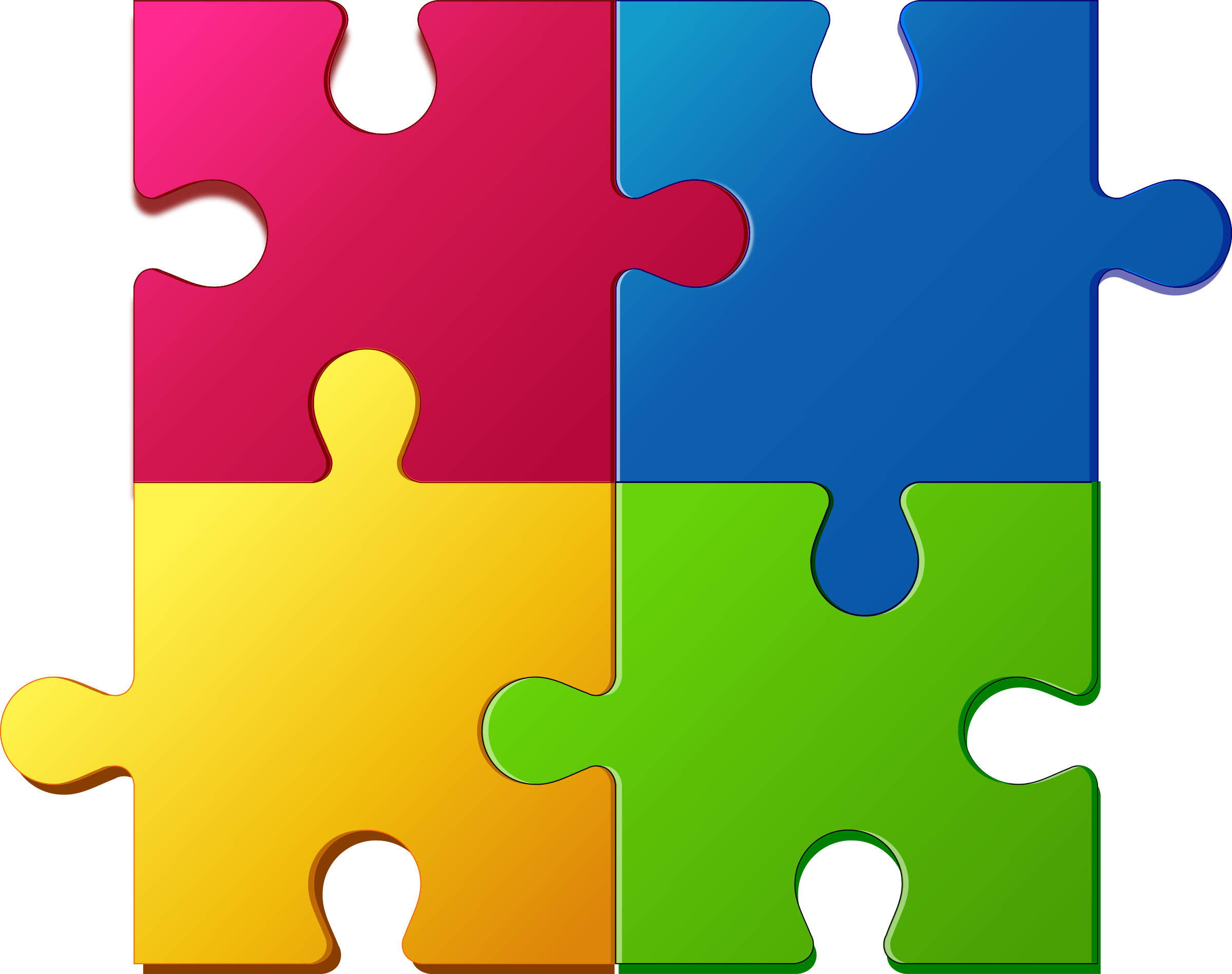 Puzzle Pieces Clip Art Powerpoint Free Clipart Jigsaw - Puzzle Png.