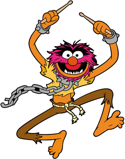 Muppets Animal Quotes Muppet - Pound Rockout Workout Meme (413x517)