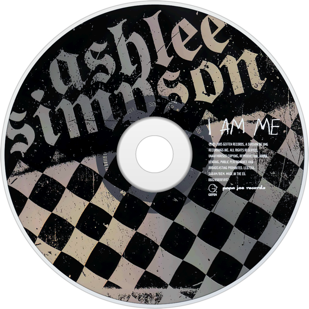 Ashlee Simpson I Am Me Cd Disc Image - Ashlee Simpson I Am Me (1000x1000)