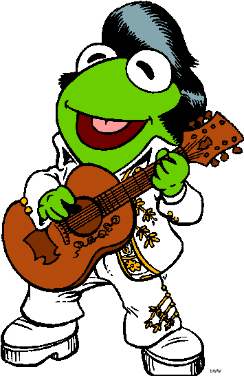 Muppets Clip Art - Kermit The Frog Coloring Pages (378x554)