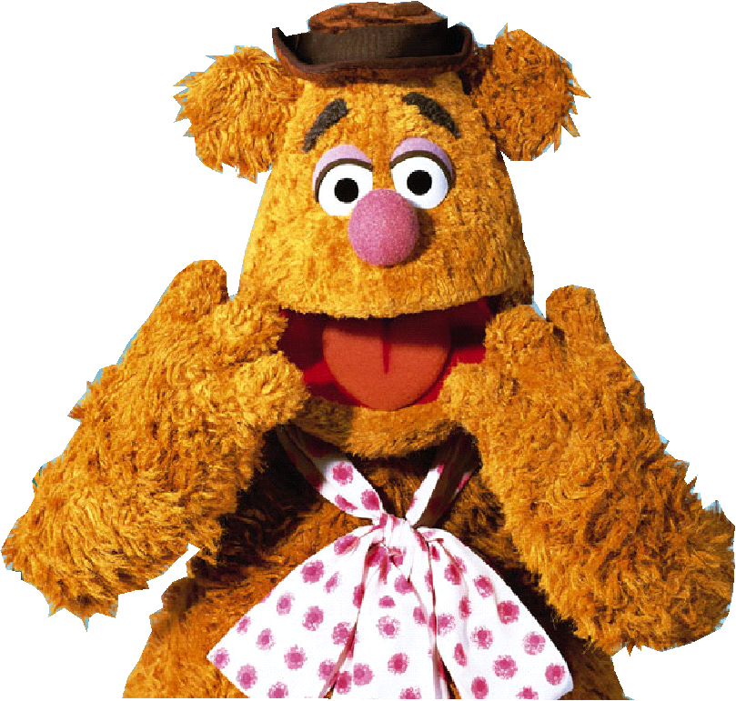 Fozzie Bear From The Muppets Show And Movie Step By - Fozzie Bear Png (809x771)