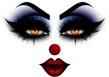 Clown Clipart Pennywise - Roblox Clown Makeup (420x420)