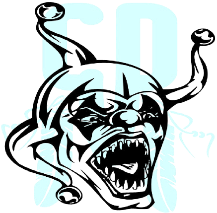 Click To Enlarge - Clown Tattoo Designs (451x447)