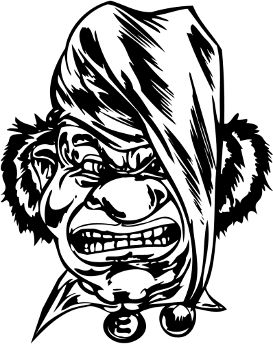 Joker, Cut Vinyl, Decal, Wallart, Wall Art - Blanco Y Negro Imagenes De Monstruos (500x500)