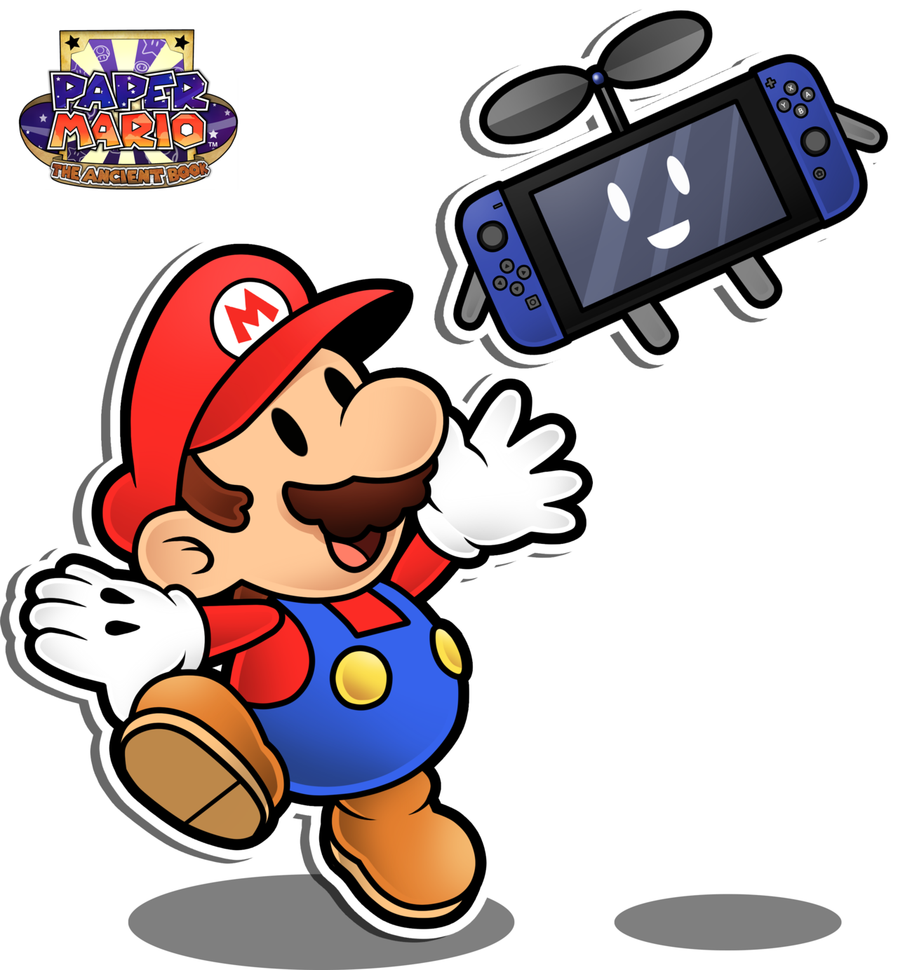 Pm Tab Mario And New Droppy By Zieghost-dbookql ] - Super Paper Mario Wii (1280x1384)